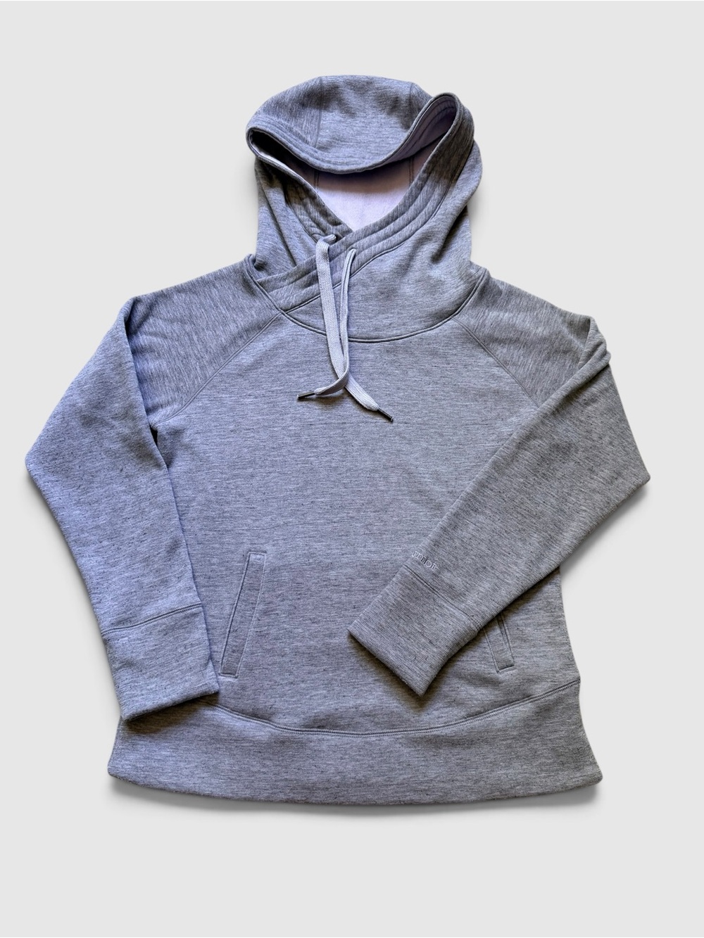 Marmot Rowan Hoodie Women’s M Lavender Heather Fleece Cowl Neck Pullover